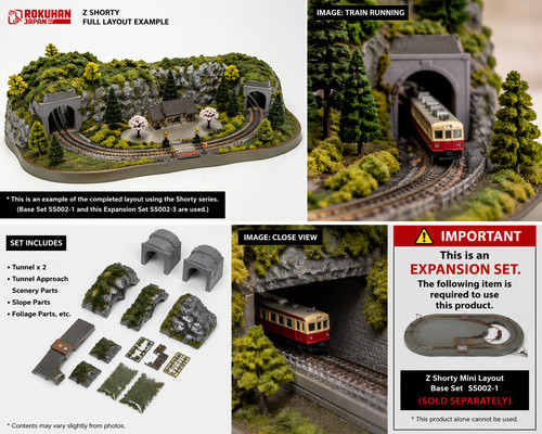 Rokuhan spur tunnel diorama - rokuhan, z